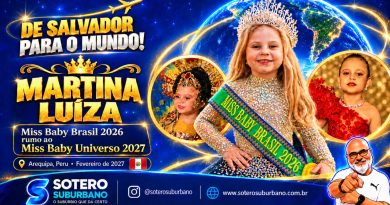 De Salvador para o mundo: aos 6 anos, Martina Luíza se prepara para o Miss Baby Universo no Peru